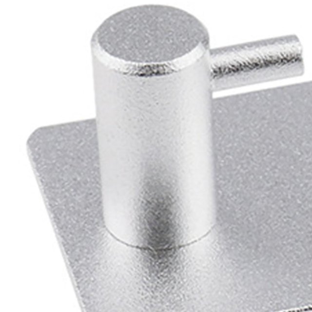 Ganchos para colgar toallas de cocina sin perforaciones Soporte de baño montado en la pared (Plata) Sywqhk Libre de BPA