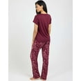 thumbnail image 3 of Real Essentials 2 Pack: Women's Pajama Set - Choose from Short Sleeve with Pocket or Long Sleeve without Pocket, 3 of 7
