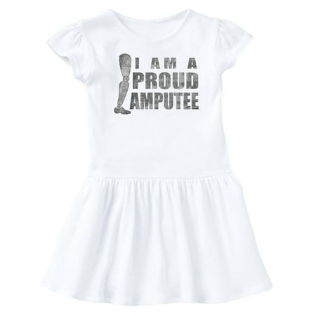 

Inktastic I Am a Proud Amputee with Prosthetic Leg Gift Baby Girl Dress