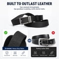 thumbnail image 5 of Fairwin Mens Belt Nylon Ratchet Belts Casual Golf Web Belt, Waist 43"-47", Black, 5 of 10