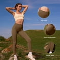 thumbnail image 5 of OQQ Women's 2 Piece Yoga Legging Seamless Workout High Waist Butt Liftings Athletic Leggings, 5 of 7