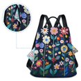 thumbnail image 5 of FORMRS Women's Travel Backpack Purse Anti-Theft Hidden Pockets Casual Shoulder Bag, Bloom Flowers, 5 of 7