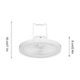 thumbnail image 4 of Rechargeable Portable Camping Fan with LED Light, Oscillating Desk Tent Fan Support Stand & Hang for Outdoor Use, 4 of 10