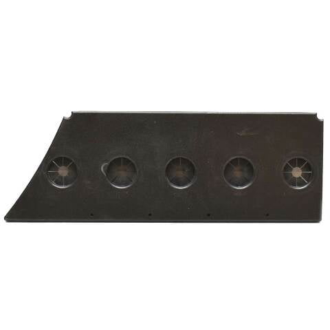 Tracker Boat Rod Holder Plate | 19 x 6 5/8 Inch Starboard Black Panel
