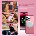 thumbnail image 2 of Solennerer Magnetic for iPhone 14 Pro Case [Compatible with Magsafe] Translucent Matte 14 Pro Phone Case Slim Thin Shockproof Women Men Girls Boys Protective Cover Cases for iPhone14 Pro 6.1", Black, 2 of 9