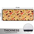 thumbnail image 5 of Kitchen Rugs Sets Of 2,Colorful Mushroom Anti Fatigue Kitchen Mat Rugs Non Slip Washable,Decorative Kitchen Floor Mats for Kitchen,Sink,Laundry,17"x47"+17"x47", 5 of 5