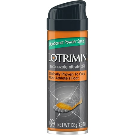 Lotrimin AF Athlete's Foot Deodorant Powder Spray, 4.6 Ounce Spray