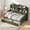 Antique Gray, variant on Noble House Twin Wooden Daybed with Storage Drawers and Headboard Shelves, Espresso