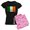 With Pink Camo Pant, variant on CafePress - Irish Flag - Women's Dark Pajamas