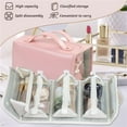 thumbnail image 4 of Portable Makeup Organizer - 4 In 1 Foldable Cosmetic Bag with Detachable Design Large Capacity for Travel and Daily Use, 4 of 7