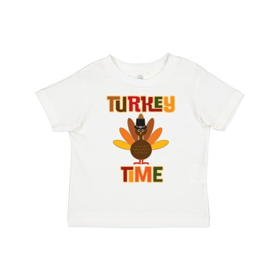 Inktastic Thanksgiving Turkey Time Boys or Girls Toddler T-Shirt