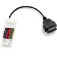 thumbnail image 1 of Cable divisor OBD2 para Tesla modelo 3 e Y 2019-2022, Tesla 26PIN para arnés de cableado de coche Tesla línea de conversión de diagnóstico Tesla OBD2 (T6 11.8 in) RV Rojo Verde, 1 of 5