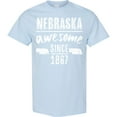 thumbnail image 3 of Inktastic Nebraska Awesome Since 1867 T-Shirt, 3 of 5