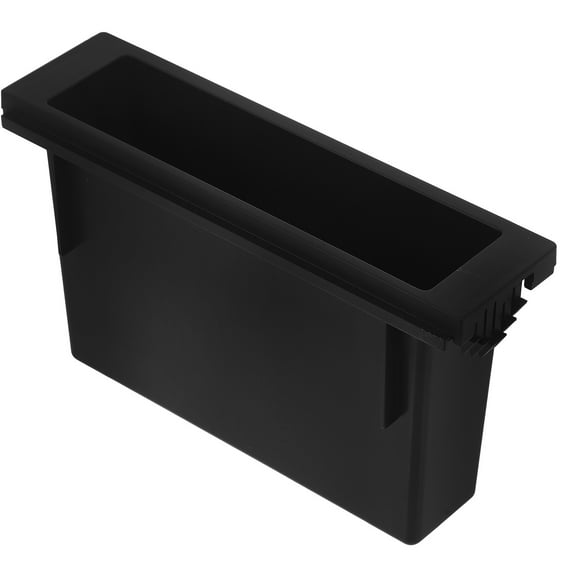 HOMEMAXS  Radio Stereo CD Pocket Vehicle Storage Car Console Case Auto Holder Black