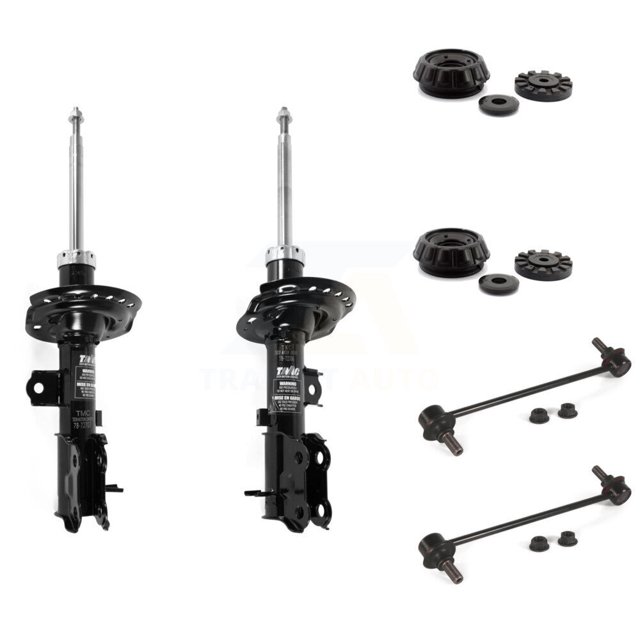 Transit Auto Front Strut and TOR Link Kit Mount for Car 2012-2014 Hyundai Accent - Left Right Side (Driver Passenger) KSS-106894