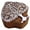 Design#15, variant on Tree Pattern Wooden Hand Carved Printing Block Decorative Indian Textile Crafts