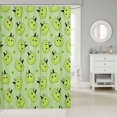 thumbnail image 2 of Manfei Fall Pumpkin Halloween Themed Shower Curtain 72Wx78L,Thanksgiving Pumpkin Print Bath Curtain, 2 of 5