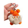 thumbnail image 1 of Llavero de peluche de conejo de peluche con forma de muñeca de dibujos animados, accesorio decorativo para bolso o coche, regalo de apoyo emocional., 1 of 8