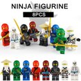 thumbnail image 1 of Muyoka Ninjago Building Blocks Jay Zane Kai Lloyd Cole Nya Harumi Garmadon Mini Toy Doll LEGO Ninjago Movie Building Block Juguetes educativos Regalos Compatible Lego Ninja Movie para juegos de fiest, 1 of 7