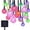Multicolor, variant on Outdoor Solar String Lights,Waterproof 20ft 30 LED Crystal Ball Solar Powered Globe Fairy String Light for Outdoor Garden Yard House Holiday Party Decoration - Christmas