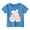 Blue, variant on LIaqionyy Happy Easter Shirts Toddler Boys Girls Summer Short Sleeve Tops Kids Crewneck Cotton T Shirt 1-13 Years