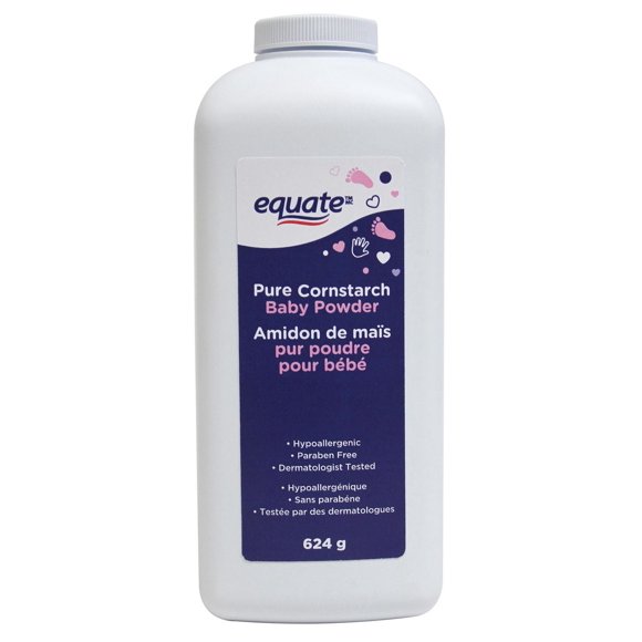 Equate Poudre d'amidon de maïs pur pour bébés - Original