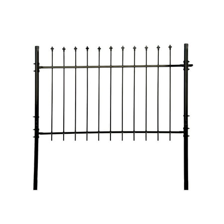 ALEKO DIY Steel Fence Panel Kit - ATHENS Style - 5 x 5