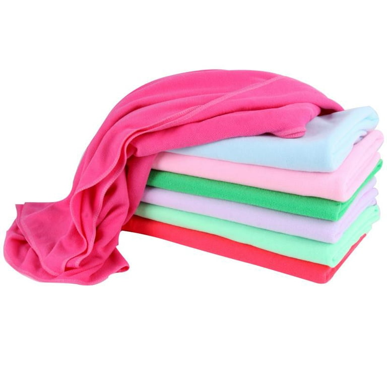 1pc 140cm X 70cm Long Fleece Bath Towel, Quick Dry, Durable And