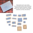 thumbnail image 3 of 16 Pcs Wood Rubber  Set,  Delicate Decorative Wood  Set with Beech Wood & Rubber Material for Art Craft, Journal, Diary, Scrapbook, Planner, Letter, Card Making, 3 of 8