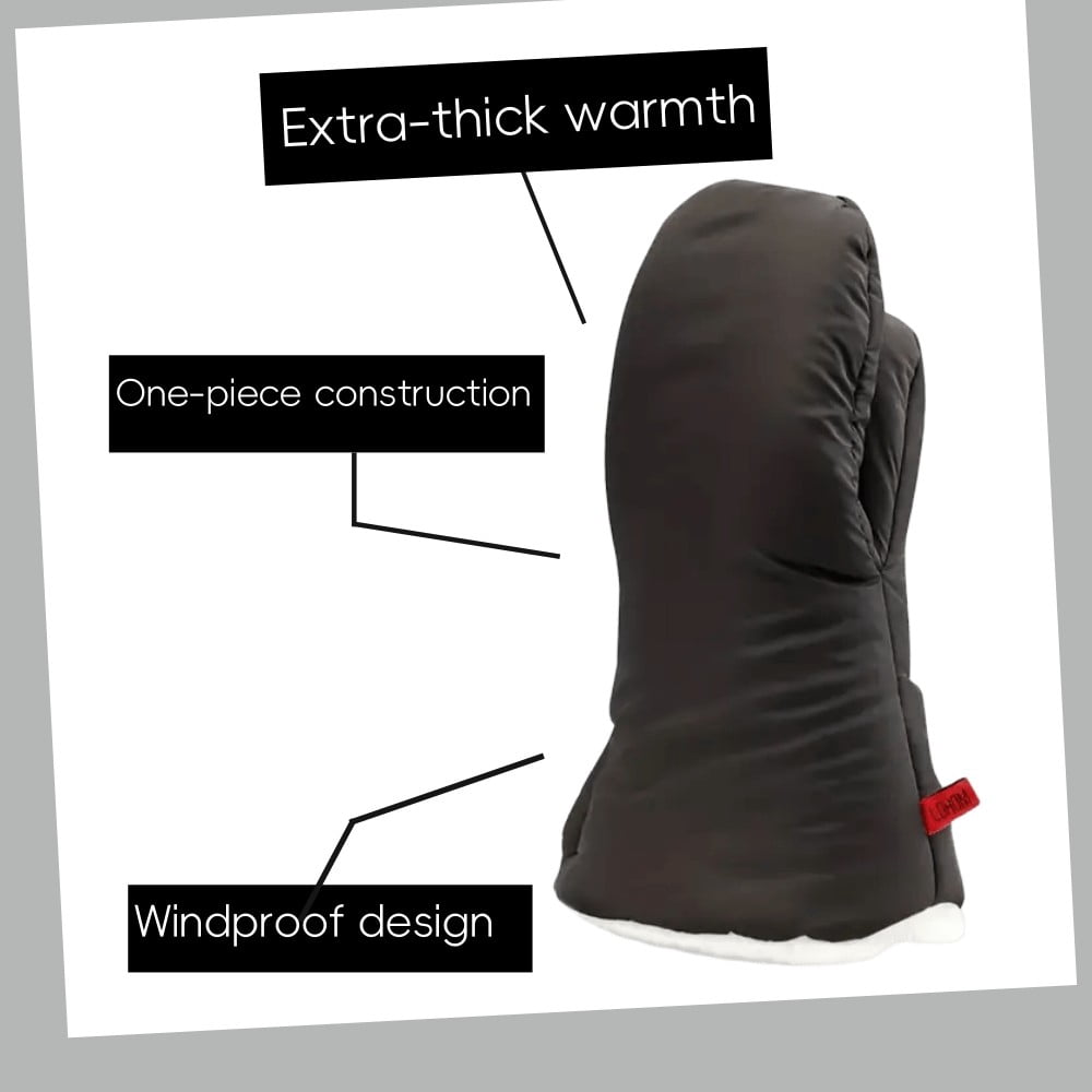 AMEYXGS Winter Waterproof Warm Golf Cart Push Gloves Thick Outdoor Durable Men & Women