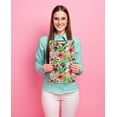 thumbnail image 3 of Inkdotpot Decorative Clipboard Letter Size Clipboard with Low Profile Clip,Retractable Key Hole for Hanging Paperboard for Office School w/ Free Marker & Eraser,Floral-9x15 Inch, 3 of 9