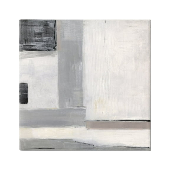 Stupell Modern Abstract Urban Air Abstract Painting Gallery Wrapped Canvas Print Wall Art