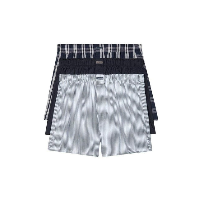 Boxer Calvin Klein Cotton Classics para hombre, paquete de 3 unidades, talla XL