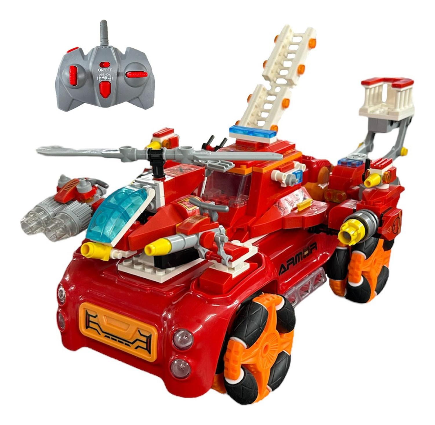 Bloques de Construcción Rm Regalomex Carro De Control Remoto rojo