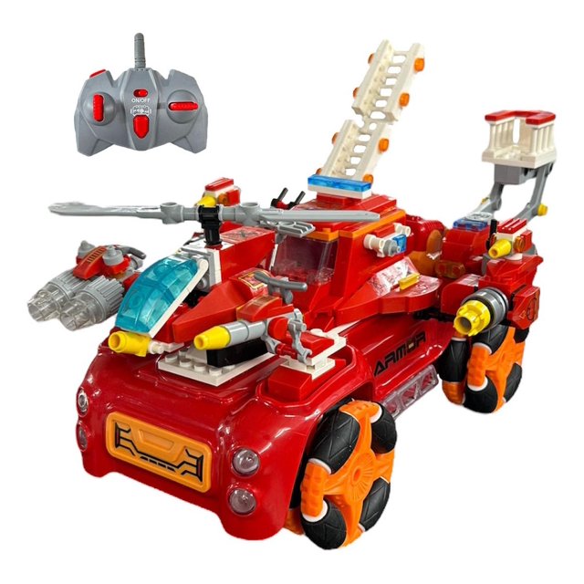 Bloques de Construcción Rm Regalomex Carro De Control Remoto rojo grande RCP1192568