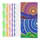thumbnail image 2 of Paquete de 36 plantillas de herramientas de punteado de mandala con bolsas de almacenamiento con cremallera para pintar petroglifos, manualidades para niños, suministros para decoración de uñas Zhivalor LH-0641, 2 of 4