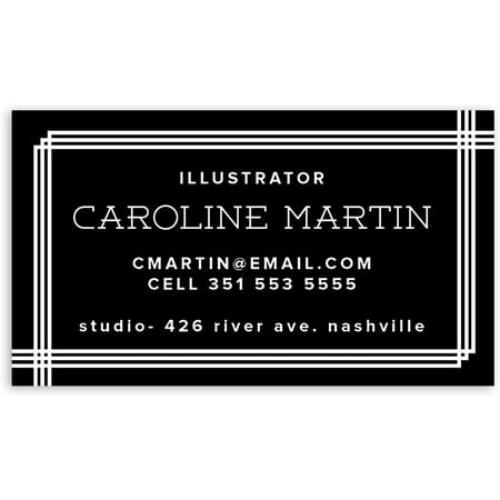 Personalized Business Cards - Tailored Sequence - Personalized 3.5 x 2 Business Card
