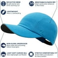 thumbnail image 2 of GADIEMKENSD Women's Race Day Running Cap Performance Mesh Hat - Excellent Ventilation, Lightweight, Reflective Safety, 2 of 7