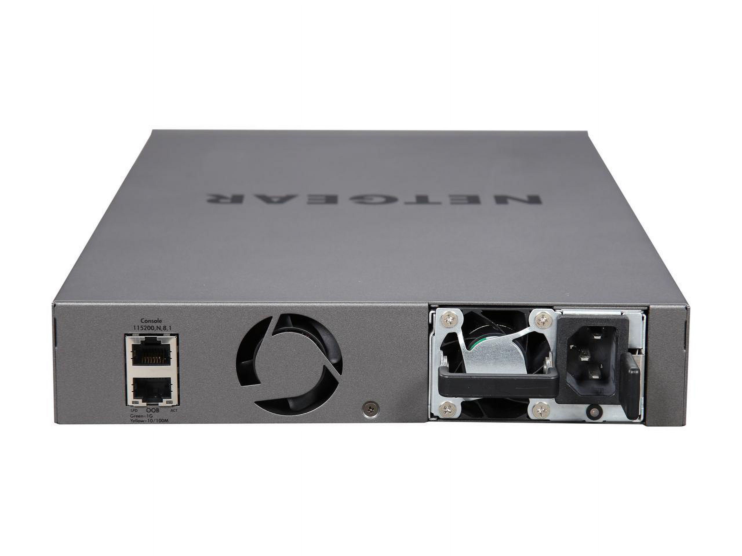 NETGEAR ProSAFE M4300-12X12F Stackable 10 Gigabit 24-Port Managed Switch (XSM4324S-100NES) - image 5 of 8