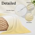 thumbnail image 3 of Yellow Ombre Body Pillow Covers 20"x54", Modern Gradient Abstract Art Soft Brushed Microfiber Breathable Throw Pillow Covers, Decorative Pillowcase with Zipper for Couch Sofa Bedroom Living Room, 3 of 9