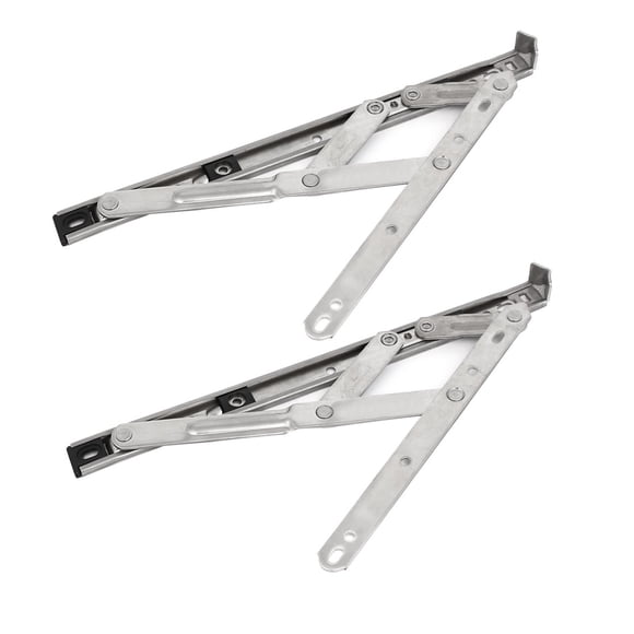 Bisagra de fricción para ventana abatible de acero inoxidable 201 de 12 pulgadas, plegable, 2 piezas