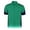 Emerald Green/Navy, variant on Monterey Club Men's Galaxy Colorblock Golf Polo Shirt #1189