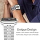 thumbnail image 4 of Coatible con correas Ticwatch Atlas, 20 mm, 22 mm, 24 mm, correa de metal de acero inoxidable sólido con cierre de mariposa plegable pulsera de labon coatible con Ticwatch Atlas, Pro 5 Enduro,, 4 of 5