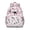 Pink-2, variant on Farm Animal Pig Backpack Cute Cartoon Pig Pattern with Watercolor Floral Design for Students
