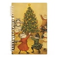 thumbnail image 7 of FORMRS 1-Subject Spiral Notebook 8" x 5" College Ruled 60 Refillable Sheet A5 Hard Cover, 2 Pack, Party Of Cats, 7 of 7