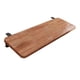 thumbnail image 5 of Bandeja para teclado de escritorio, tablero de extensión de escritorio, plegable, ahorra espacio, abrazadera para montaje en mesa, fácil instalación, Color nogal, 5 of 8