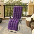 thumbnail image 3 of kurtrusly Coussin de Jardin Confortable en Polyester Matelas Épais Extérieur Intérieur Violet, 3 of 8