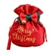 thumbnail image 2 of Bolsa De Tela Para Manzanas Bolsa navideña de terciopelo con cordón ajustable, 15 x 12 x 12 cm, ideal para regalos navideños (1 unidad) Rkxzt, 2 of 8