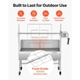 thumbnail image 6 of Rotisserie Grill, 38W BBQ Outdoor Pig & Lamb Spit Roaster, Charcoal Spit Roaster, 6 of 11