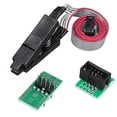 thumbnail image 2 of AiTrip EEPROM BIOS Programador USB CH341A + Clip SOIC8 + Adaptador 1.8V + Adaptador SOIC8 para Flash Serie 24 25, 2 of 5